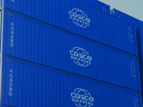 中遠海運集運表示，鑒於中東地區衝突持續升級，即日起暫停相關航線新訂艙業務，直至另行通知。（公司圖片）