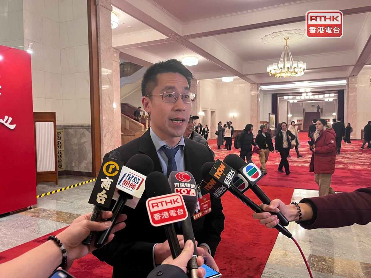 郭基煇建議內地頂尖高校，例如北大、清華在北都設立分校、研究院或科研成果轉化基地。（陳韋丞攝）