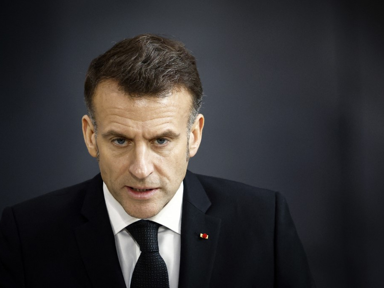 Emmanuel Macron says US-Israel military operations in Iran were conducted "outside international law". File photo: AFP