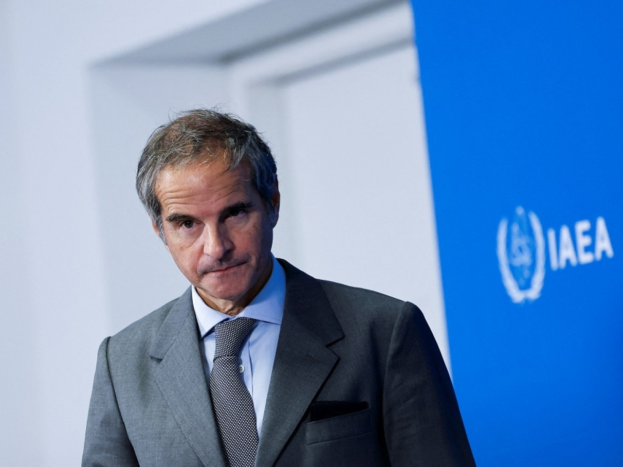 The Director General of the UN's nuclear watchdog, Rafael Grossi, has repeated his call for the "utmost restraint" in the conflict to avoid any radiation leaks. File photo: Reuters