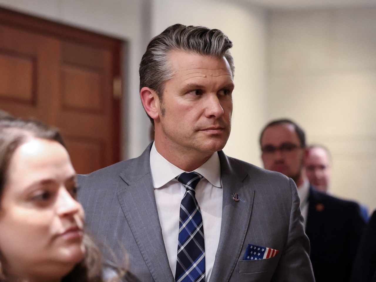 美國國防部長赫格塞思表示，一名曾試圖策劃暗殺總統特朗普的伊朗高級指揮官已被擊斃。（路透社資料圖片）