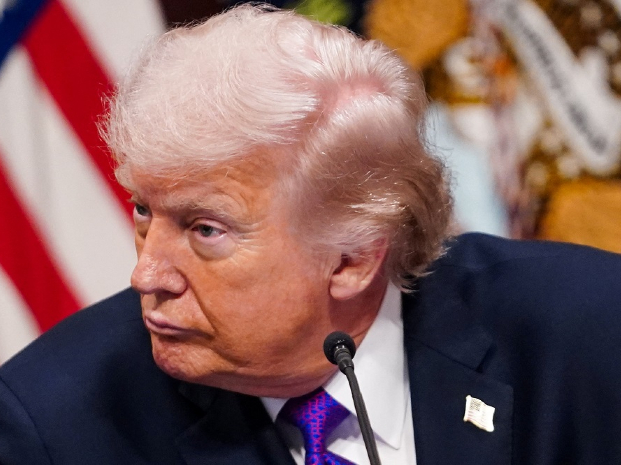 Donald Trump has repeated his justifications for attacking Iran, saying "when crazy people have nuclear weapons, bad things happen." Photo: Reuters