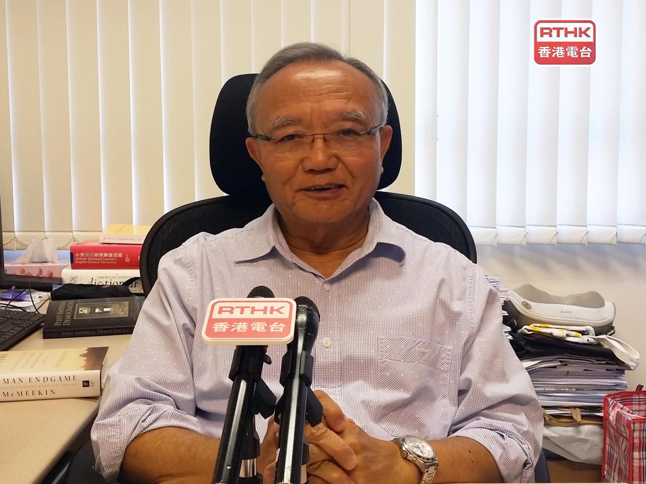 劉兆佳表示，「十五五」規劃涉及香港部分的內容更豐富。（港台圖片）