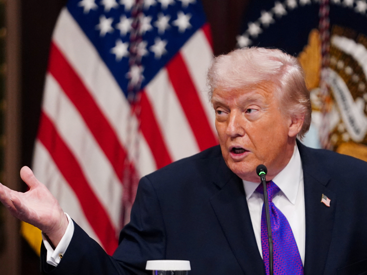 特朗普表示，美國希望參與選出伊朗下一任領導人的過程。（路透社資料圖片）