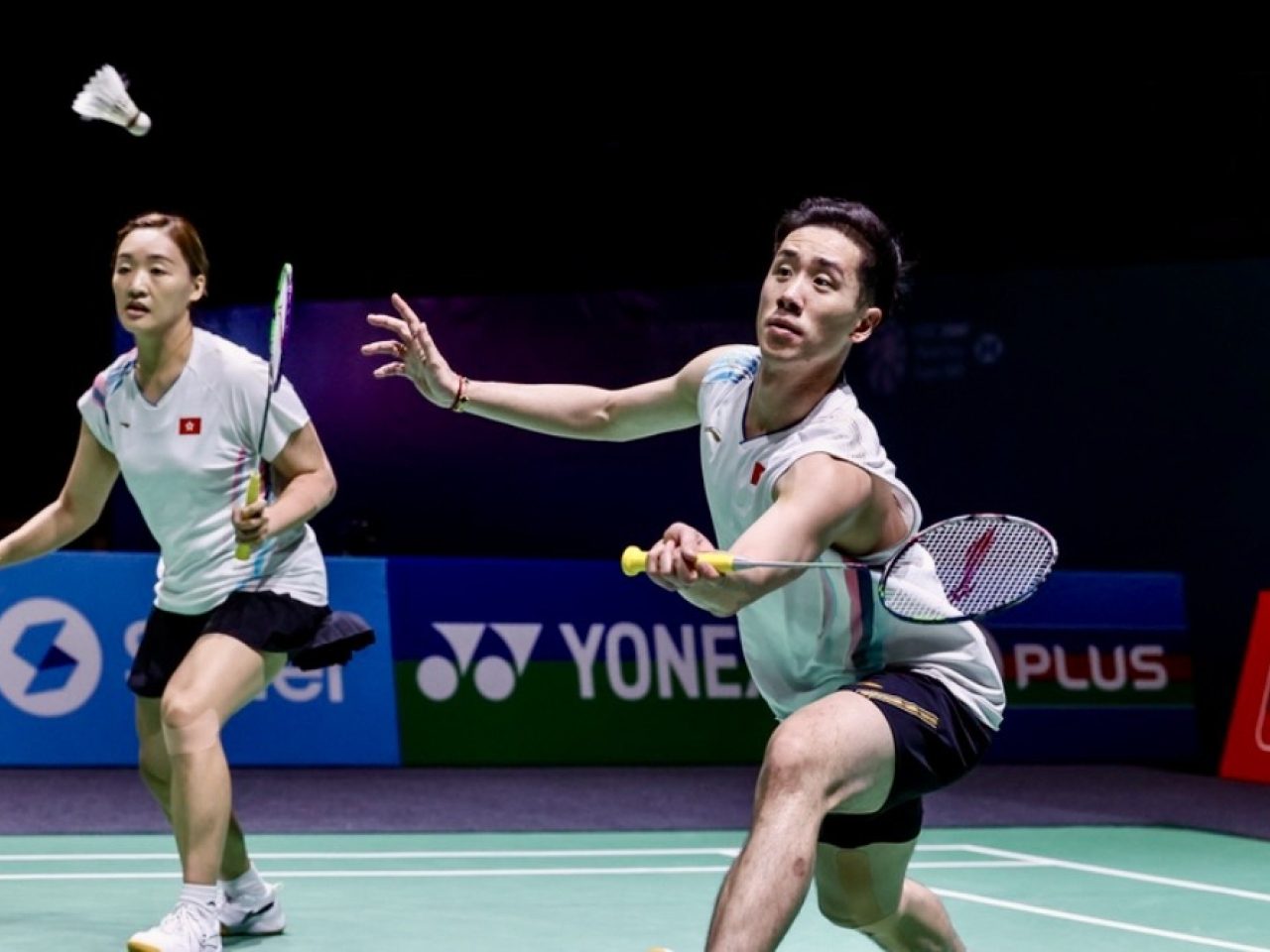 Jordan Tang and Tse Ying-suet are the only SAR players to remain in the Birmingham tournament. File photo courtesy of Badminton Association of Hong Kong, China