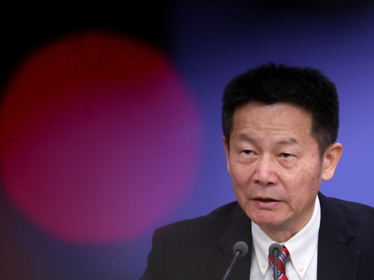 吳清認為，資本市場規模、結構、質量都實現新的躍升，市場韌性和抗風險能力亦明顯增強。（路透社）