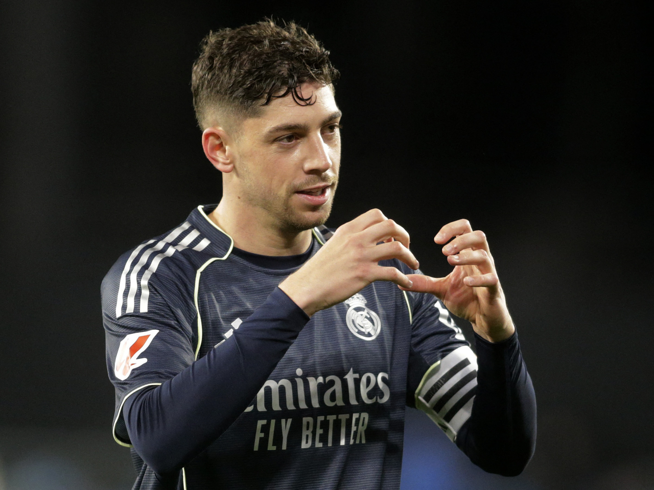 費達歷高華維迪補時的入球，為皇馬險勝。（路透社）