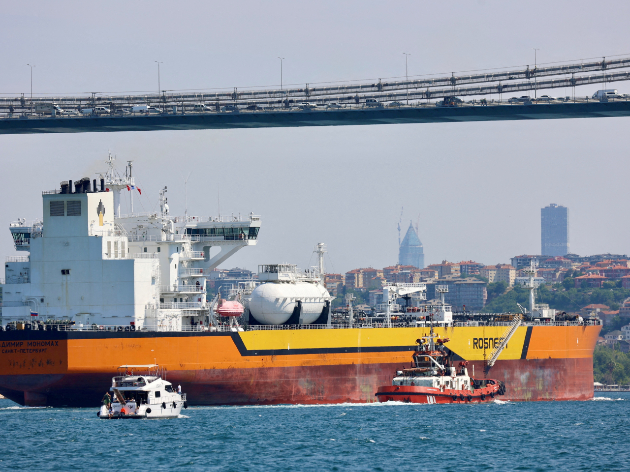 The US move to lift sanctions on Russian oil is likely to apply to shipments already at sea. File photo: Reuters