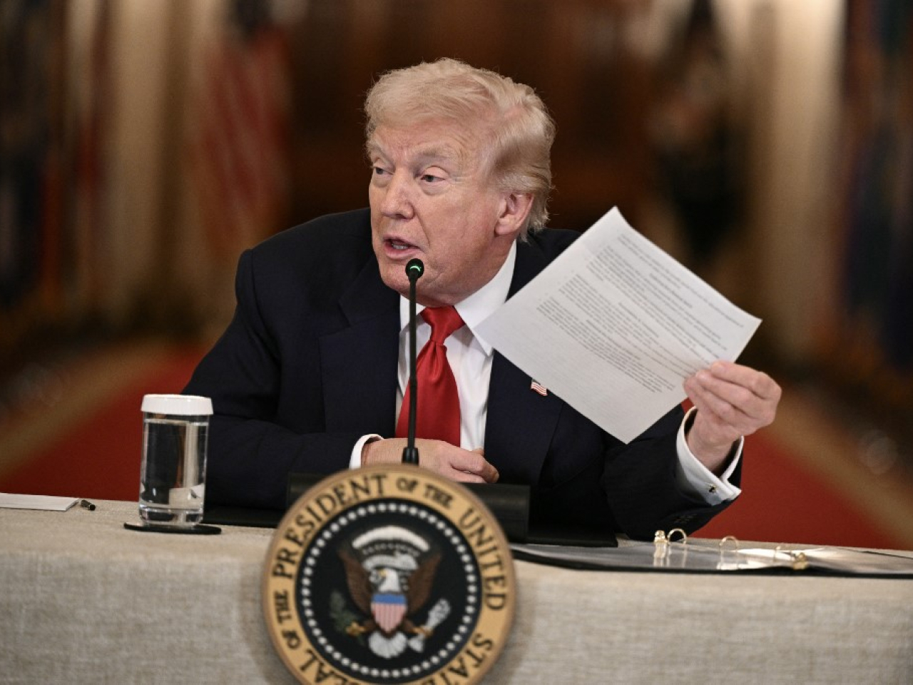 特朗普將與多位拉丁美洲和加勒比地區領袖舉行「美洲之盾」峰會。（法新社）