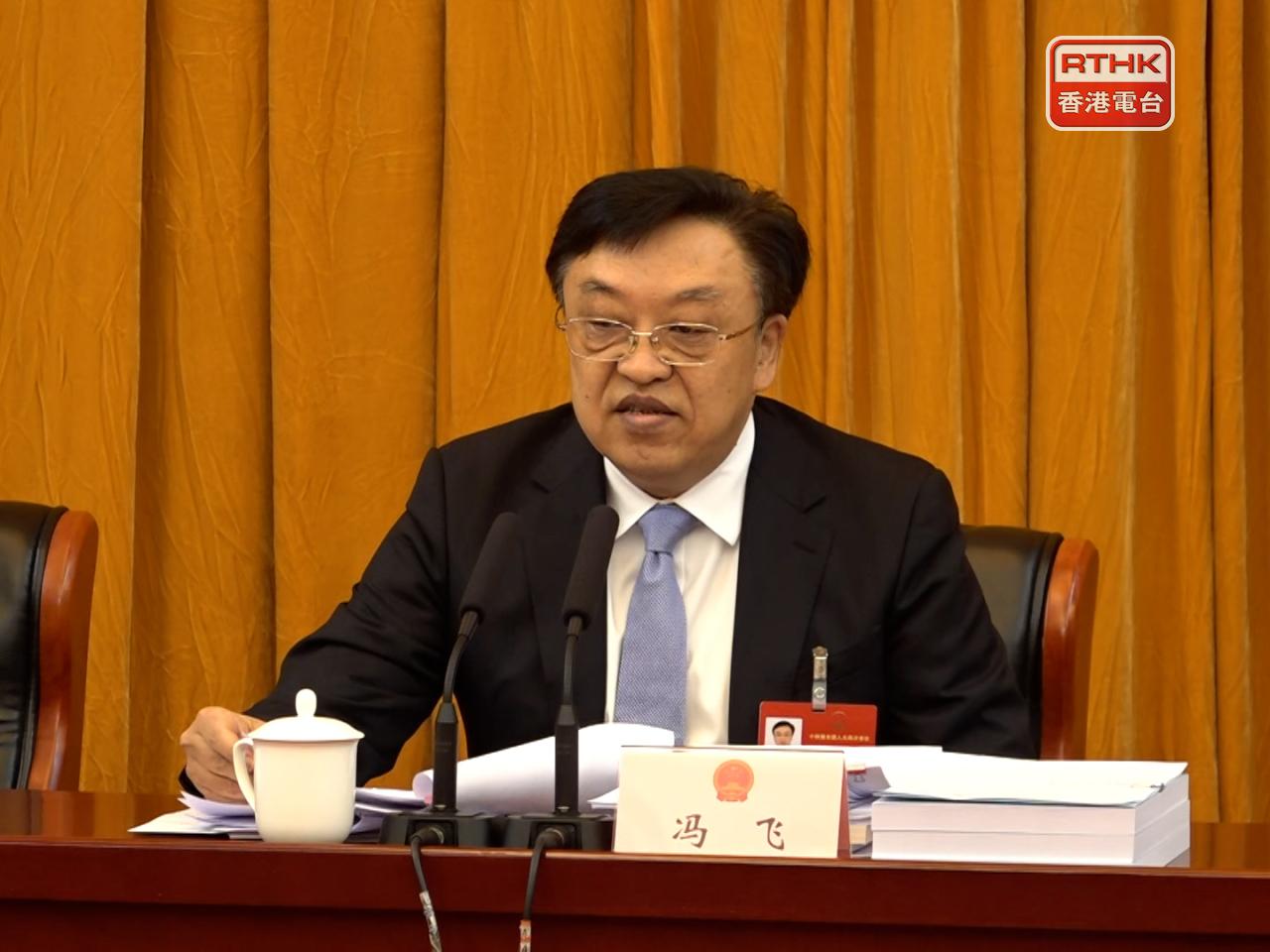 海南省委書記馮飛形容，封關運作兩個多月，總體上平穩有序。（麥偉康攝）