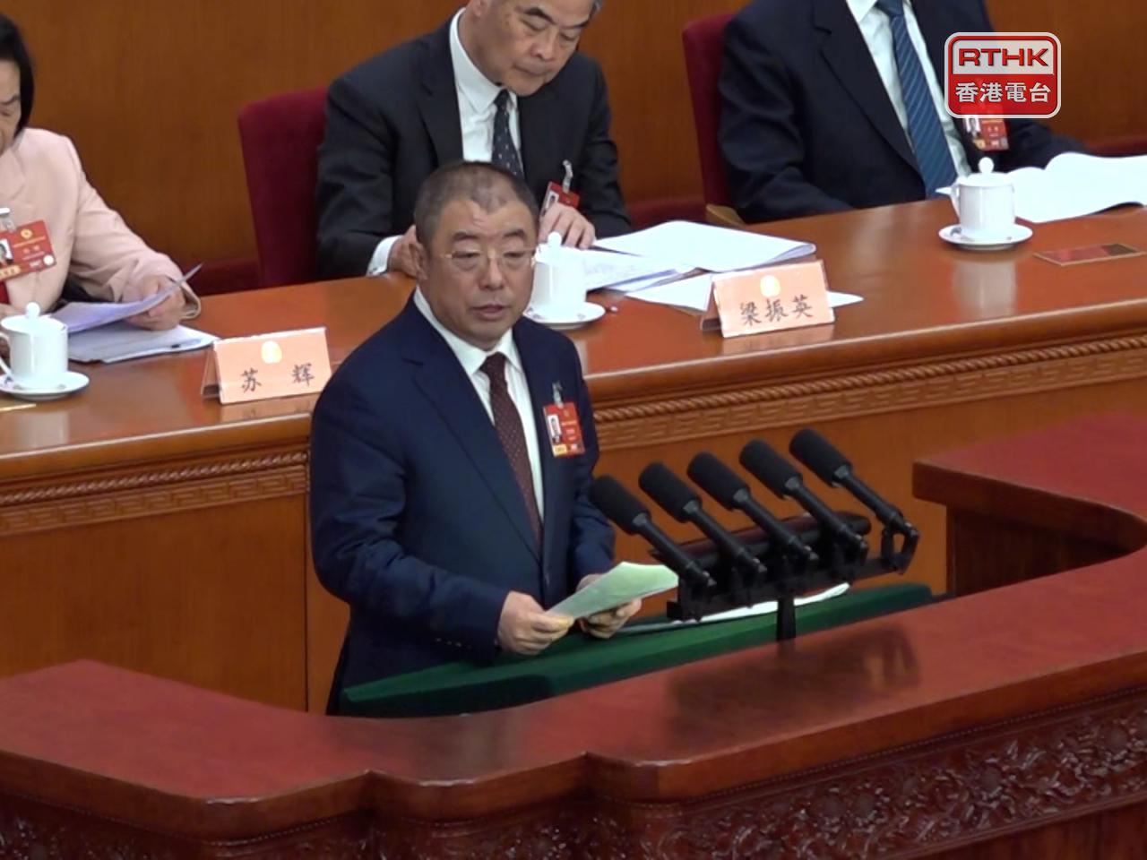 齊向東表示，國家產業體系規模大、門類全、配套完善、創新活躍、市場廣闊，正處於由大到強、由全到優的關鍵躍升期。（陳韋丞攝）