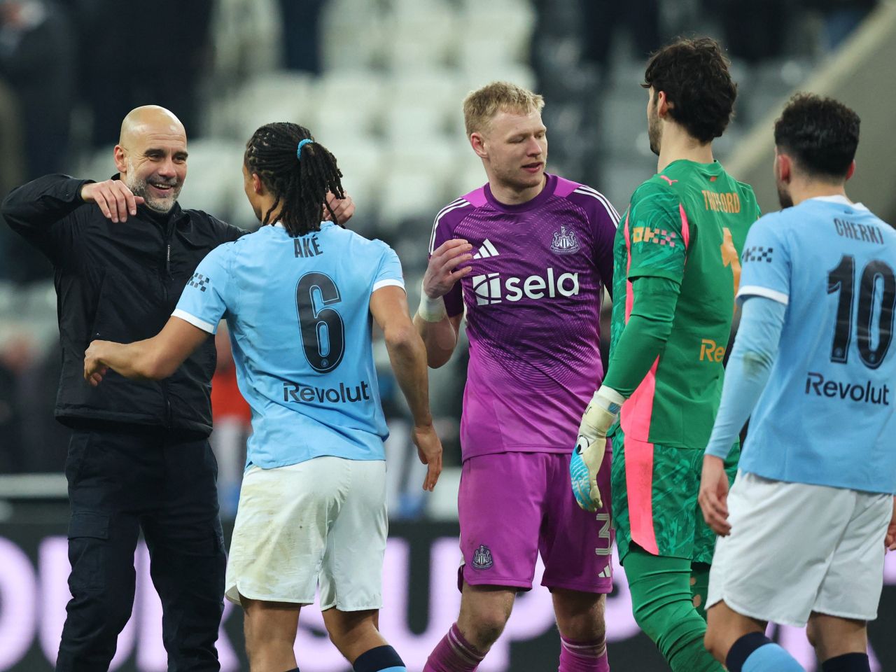 Guardiola turned to a bench full of international talent to refresh the team, who suffered few scares in reaching their ninth FA Cup quarter-final in the past 10 years. Photo: Reuters