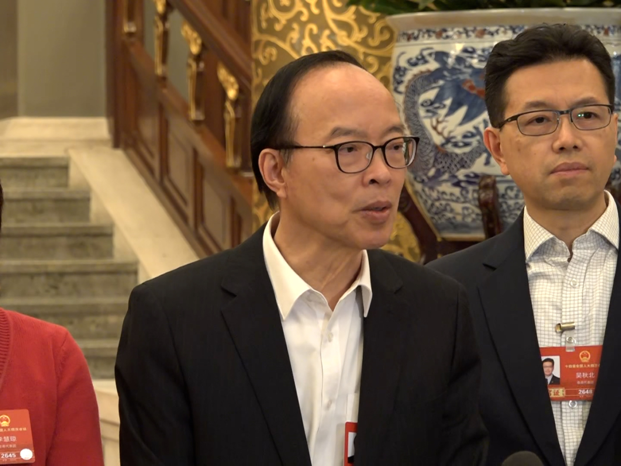Ma Fung-kwok (centre) says Hong Kong delegates have a strong international network and good language skills. Photo: RTHK