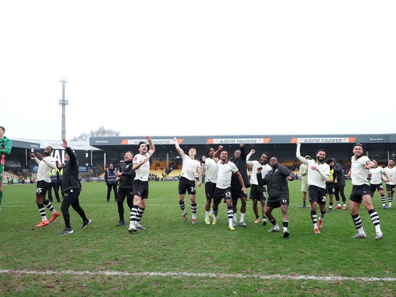 Giant-killers Port Vale will travel to West London to take on Chelsea in the quarter-finals. Photo: Reuters