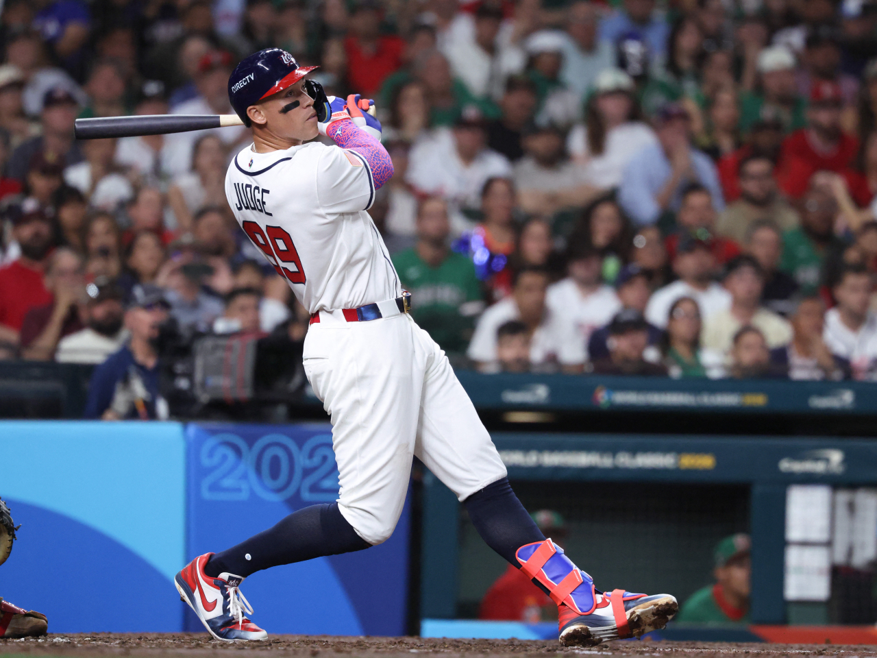 Yankees slugger Aaron Judge opened the scoring with a home run in the bottom of the third inning. Photo: Reuters