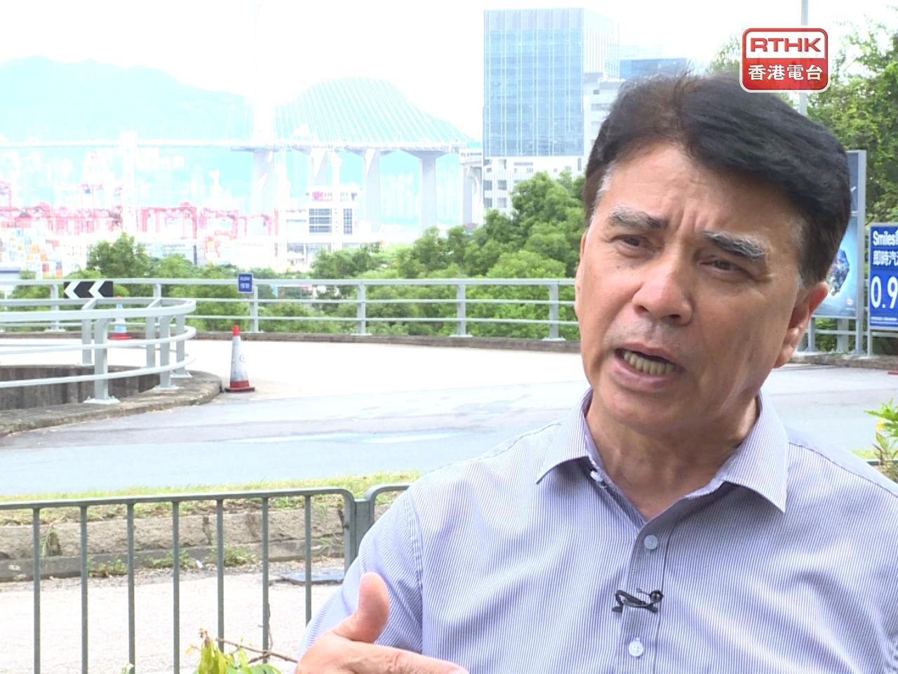 蔣志偉形容上升速度和幅度驚人，油價飆升令運輸公司的成本大增。（港台圖片）