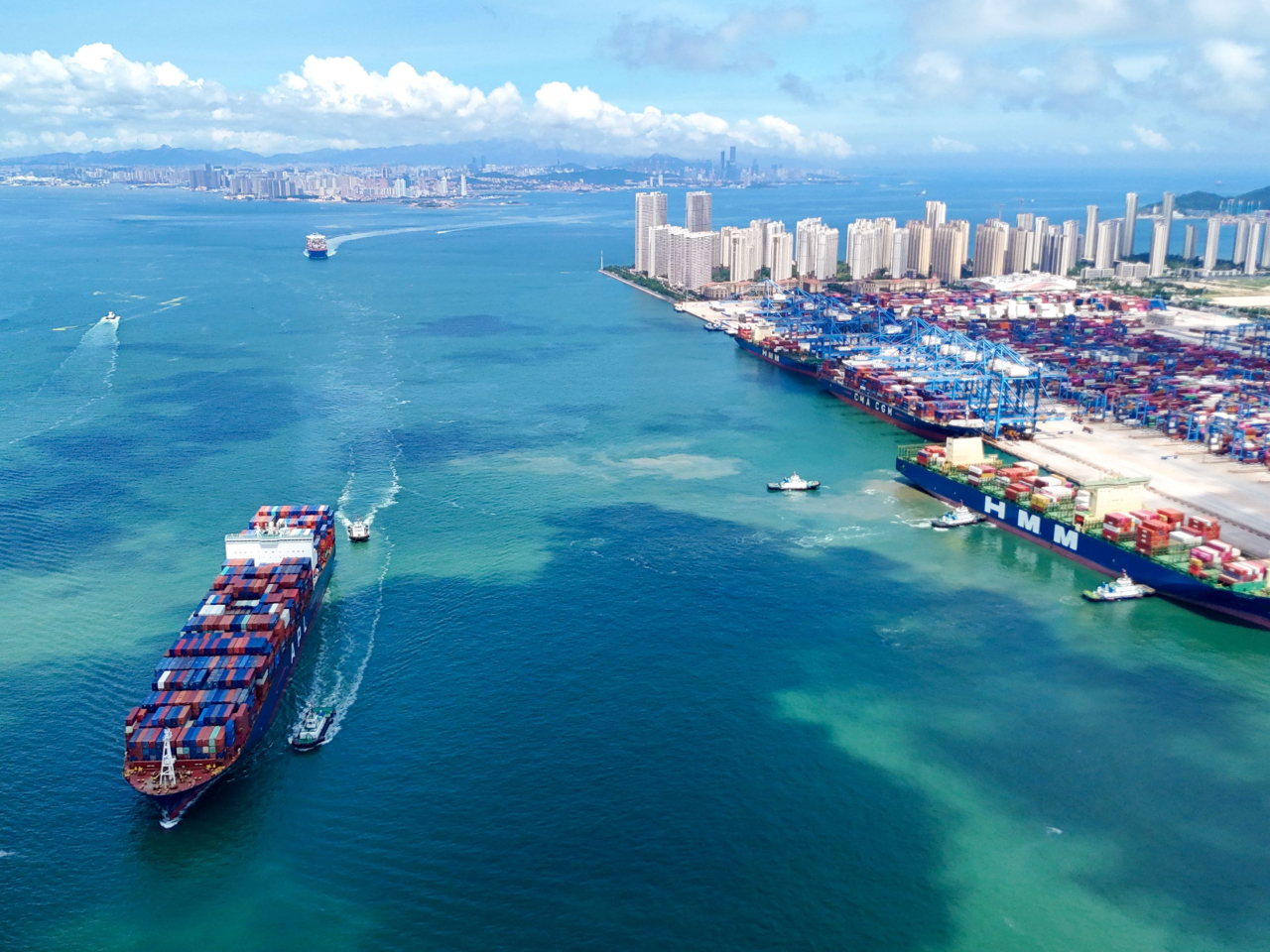 廖薇說，短期中東局勢對中國影響不大，但長期被封鎖，對出口及進口都有影響。（新華社資料圖片）