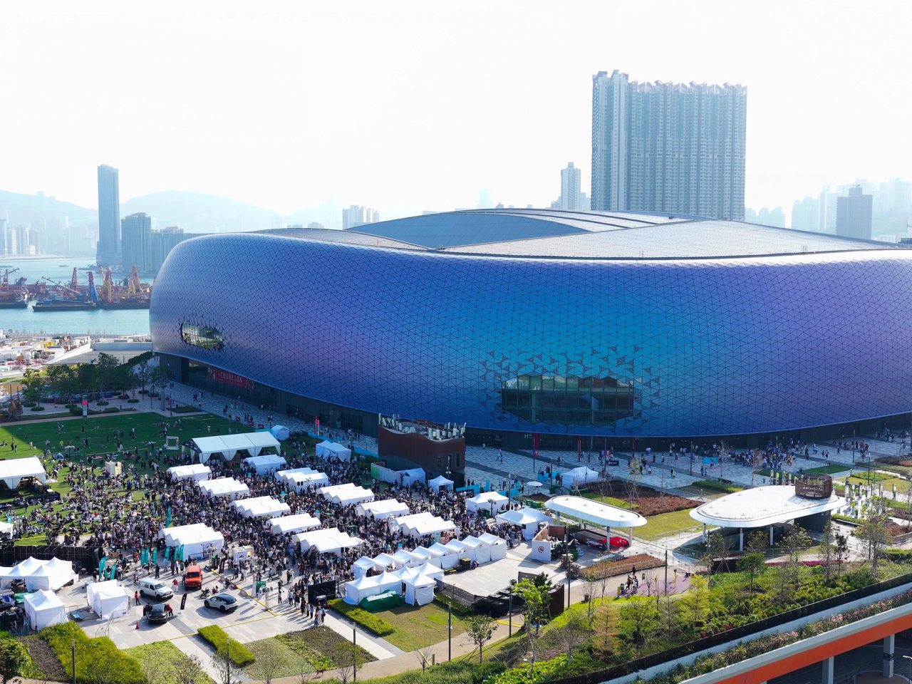 一連3日在啟德體育園東營舉行的首屆「亞洲咖啡音樂節」周日閉幕，主辦單位公布，共吸引超過2萬2千人次入場。（主辦單位提供）