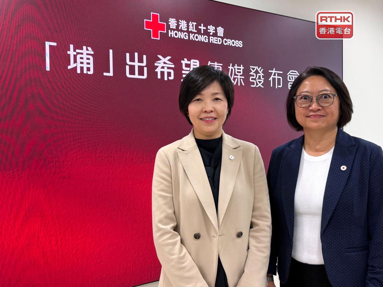 紅十字會將設立流動情緒支援站，為大埔火災受影響人士提供心理支援。（黃貝紋攝）