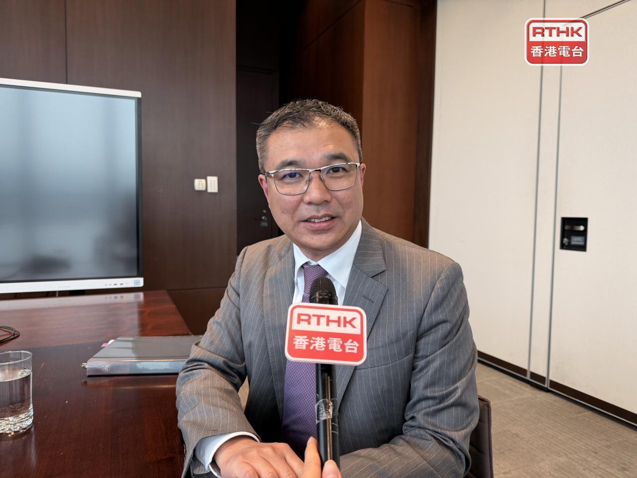 Enoch Fung says surging geopolitical risks are one of the factors raising family offices' investment appetite for risk management-related products. Photo: RTHK