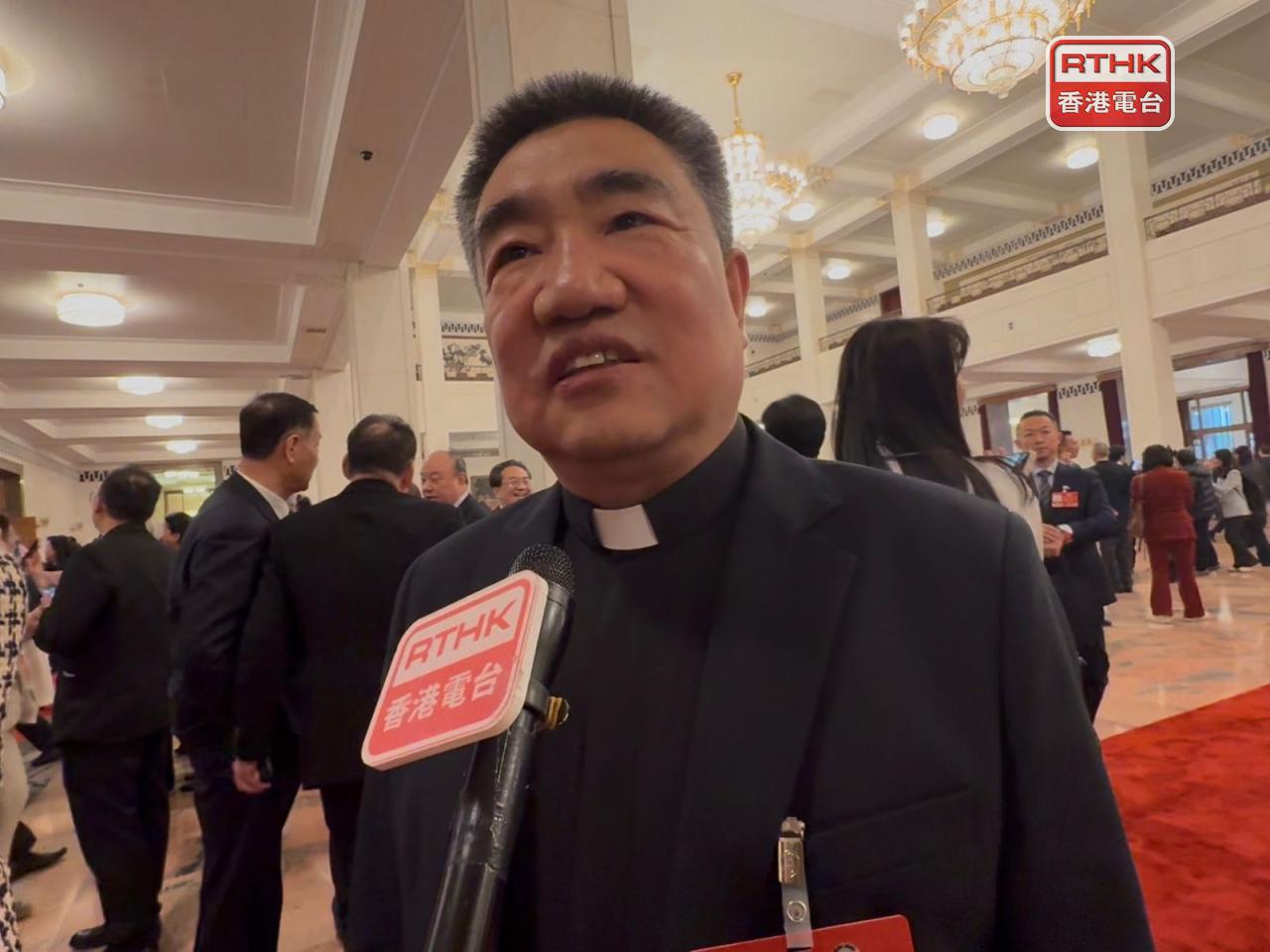 孟青錄相信，現任教宗與上一任教宗方濟各一樣，與中國關係比較友好。（趙嘉駿攝）