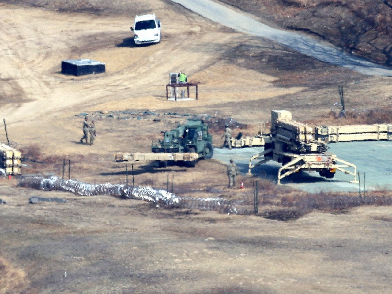 圖為位於韓國星州的美軍基地。（法新社資料圖片）