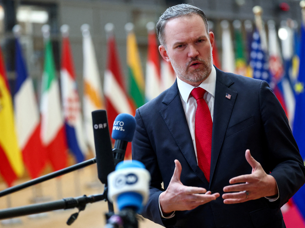 格里爾表示：對16個主要貿易夥伴的工業產能過剩情況，啟動新一輪貿易調查。（路透社）