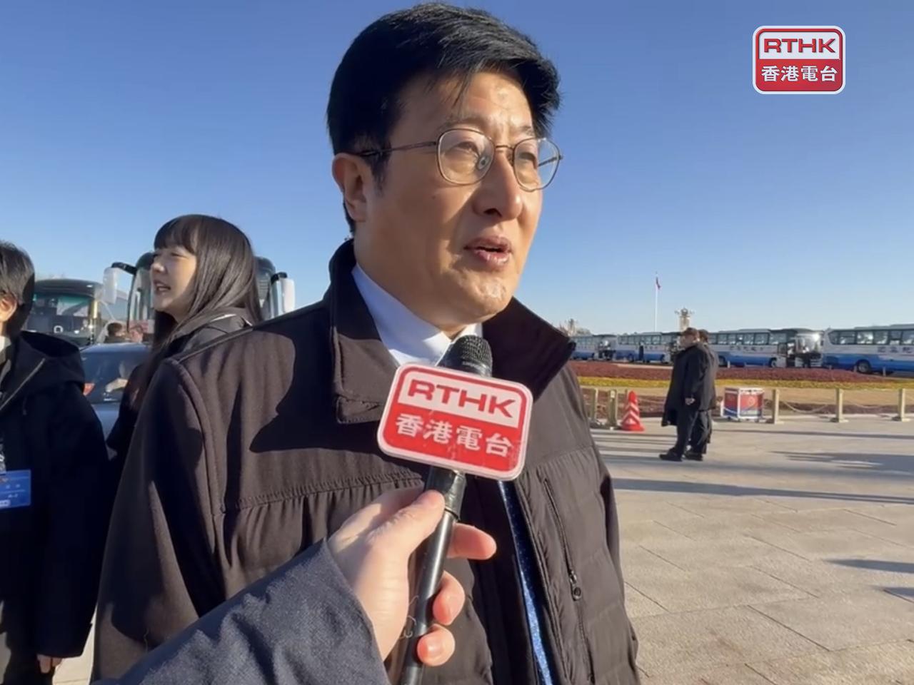 馬旭說，今年全國人大常委會將制定托育服務法，預期明年推出。（趙嘉駿攝）