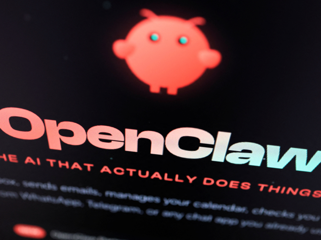 HKCERT has issued a set of cybersecurity recommendations when using advanced AI agent platforms like OpenClaw. Photo: Reuters