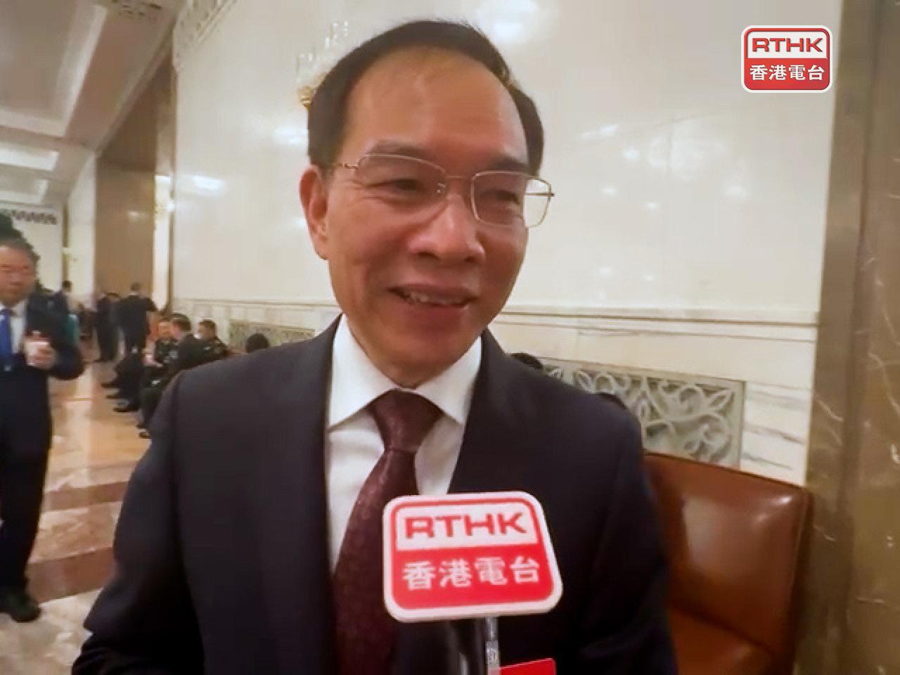 許甘露指，立法非常有必要，這是黨和國家重視反腐敗鬥爭，從制度上解決腐敗問題的非常重大舉措。（仇志榮攝）