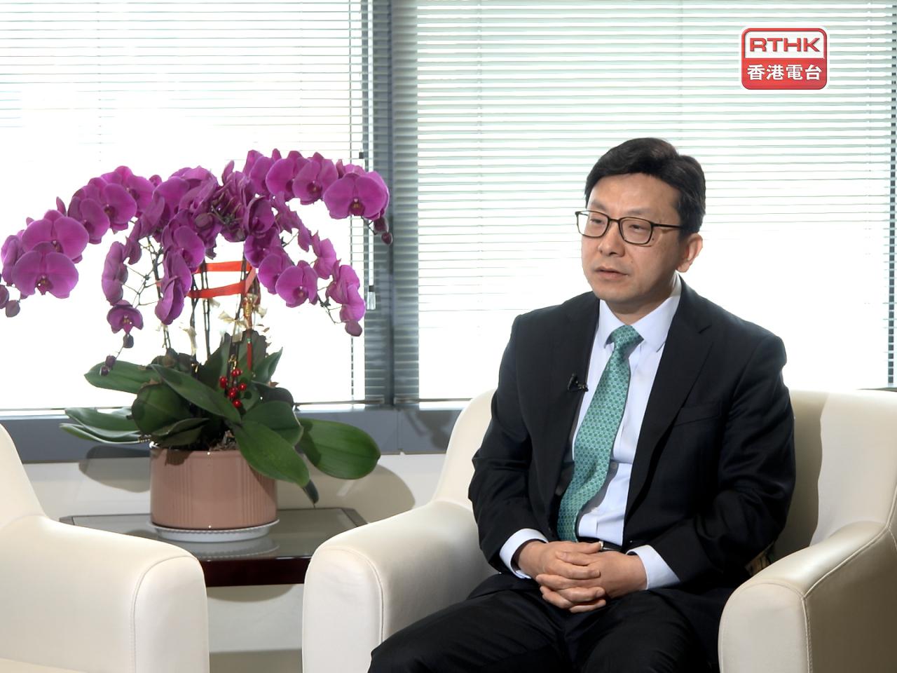 孫玉菡說，條例的實施是成功和平穩。（廖漢榮攝）