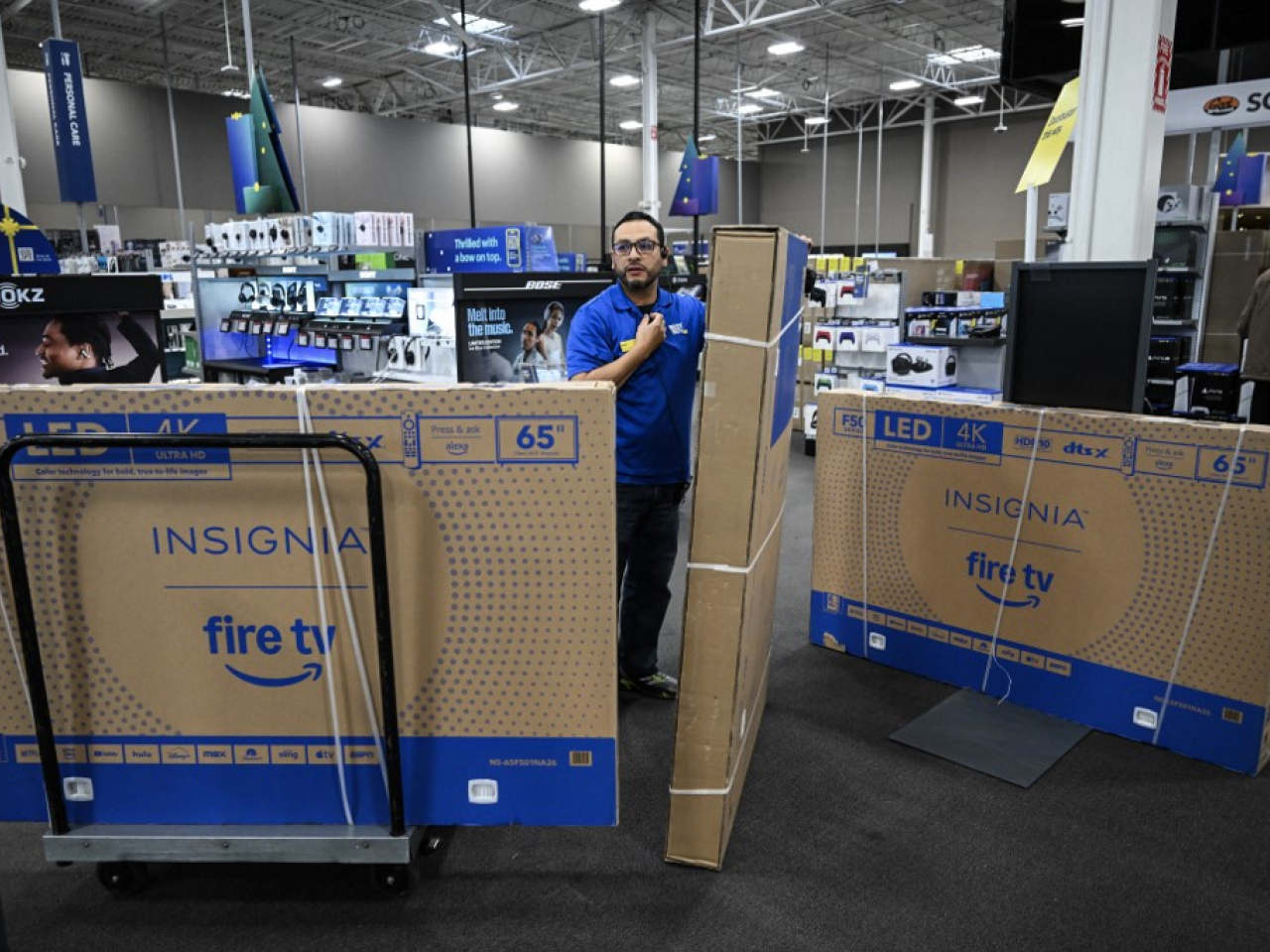 美國1月耐用品訂單按月持平，市場原先估計增長1.2%。（法新社資料圖片）