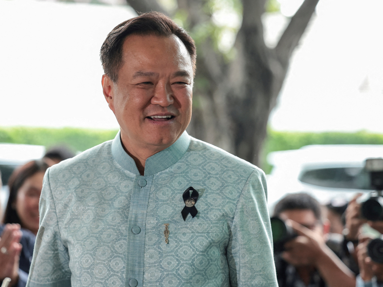 阿努廷日前表示，他領導的自豪泰黨已經與為泰黨等12個政黨組成聯盟。（路透社資料圖片）