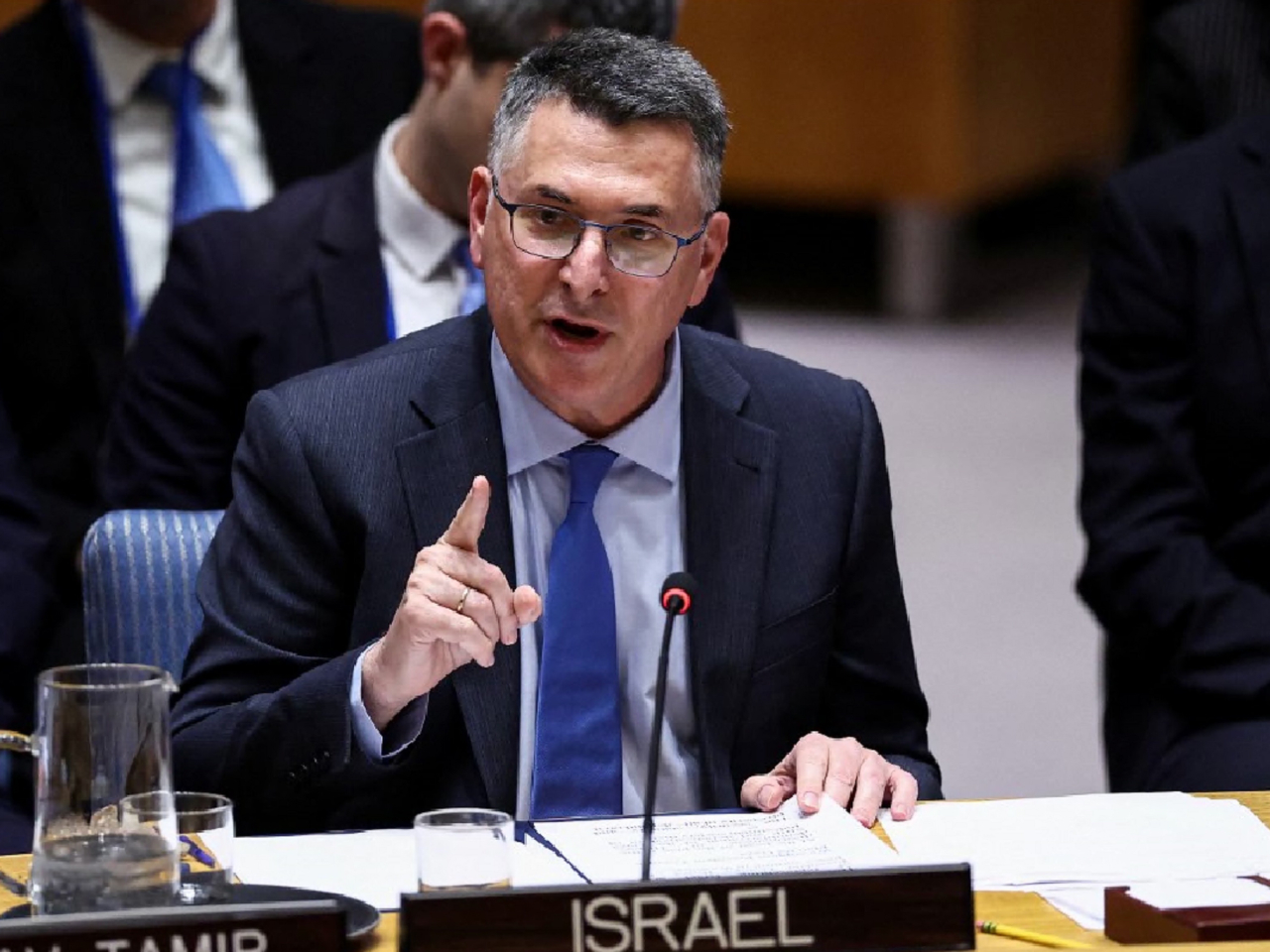 薩爾指以色列與美國有共同決心，將繼續與伊朗作戰，直到目標實現為止。（法新社資料圖片）