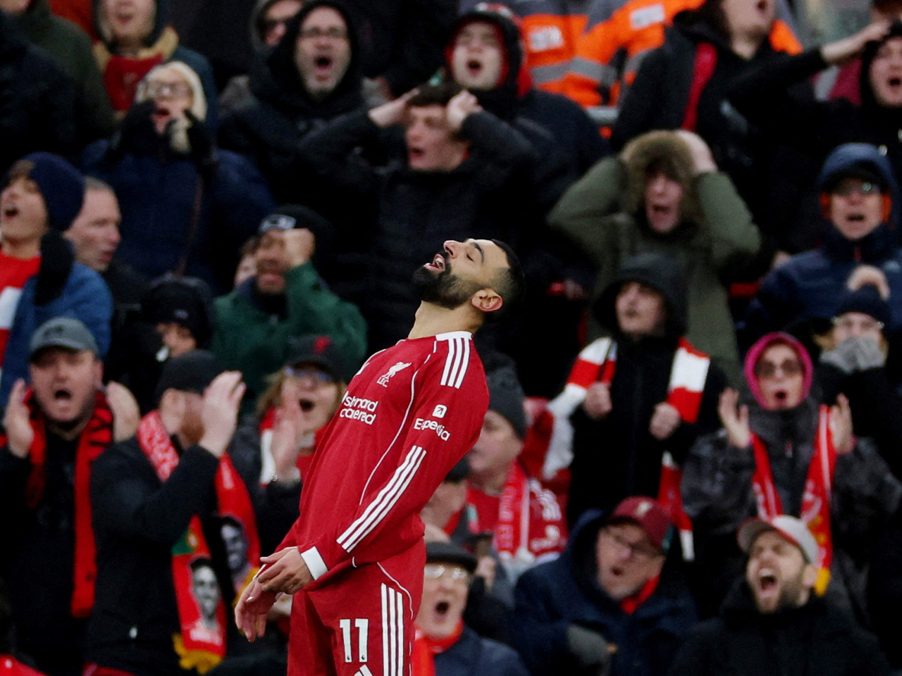 利物浦失分遭熱刺逼和。（路透社）