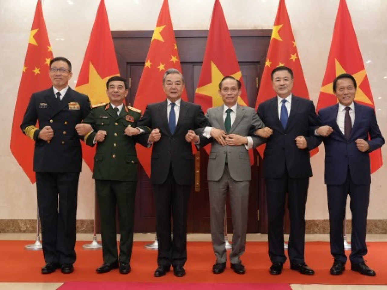 中越外交、國防、公安「3+3」戰略對話機制首次部長級會議昨日在河內舉行。（外交部圖片）