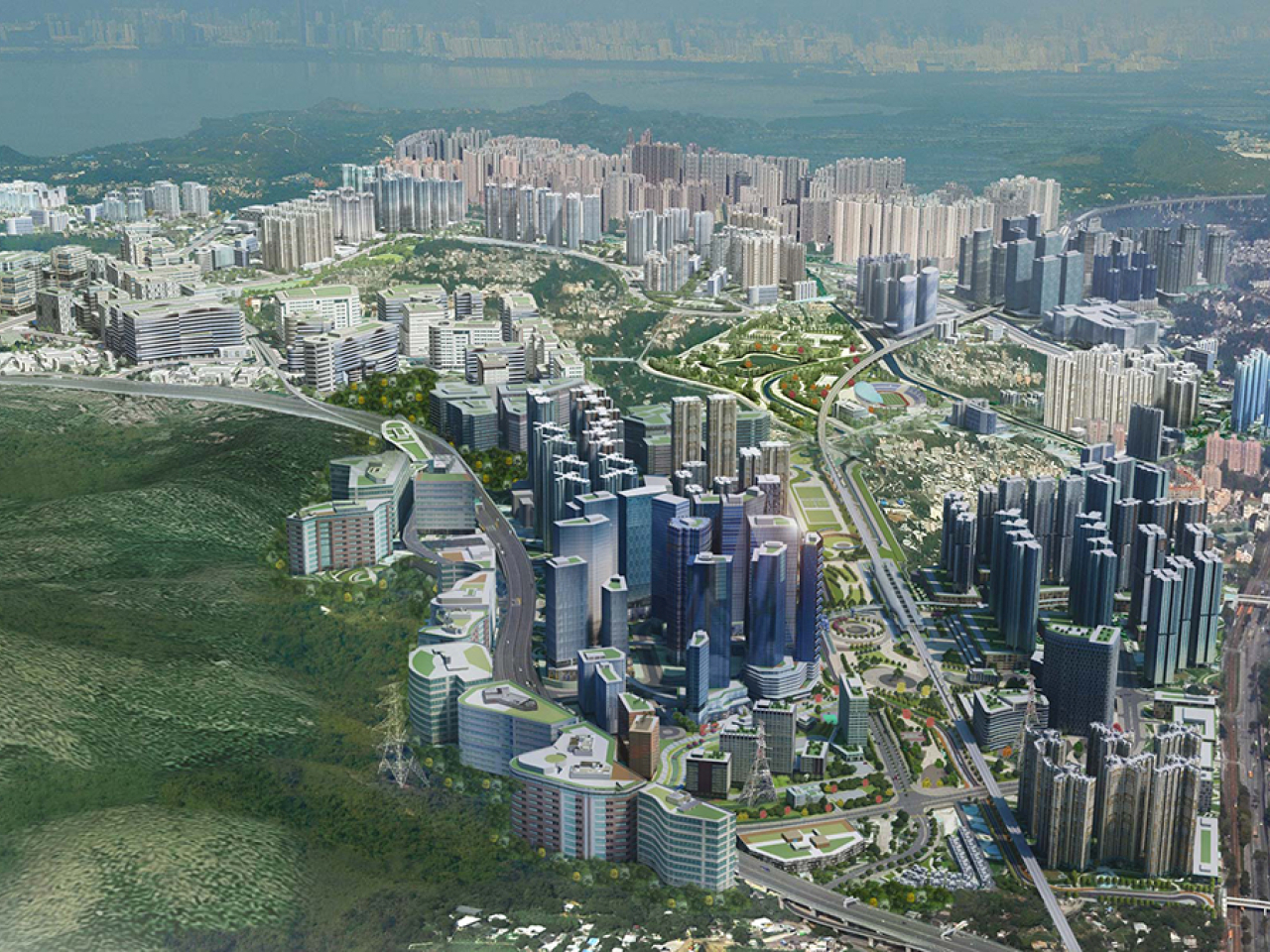 政府提出訂立專屬法例加快北部都會區發展，主要涵蓋六大建議。（北部都會區專頁）