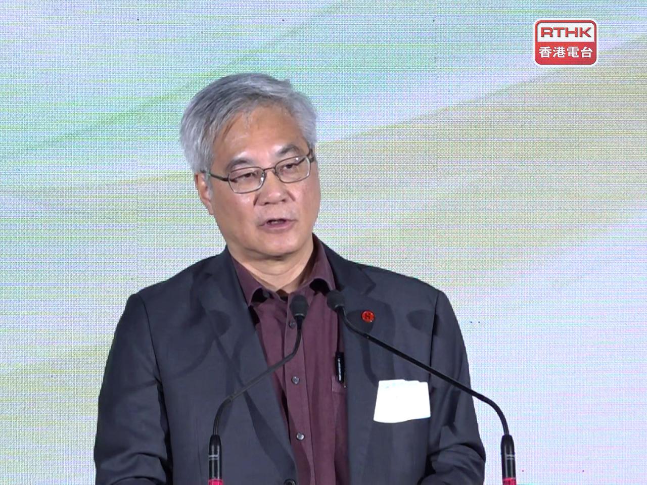 凌嘉勤表示，北都發展其中一個挑戰，需要安置相當多受影響居民。（陳感恩攝）