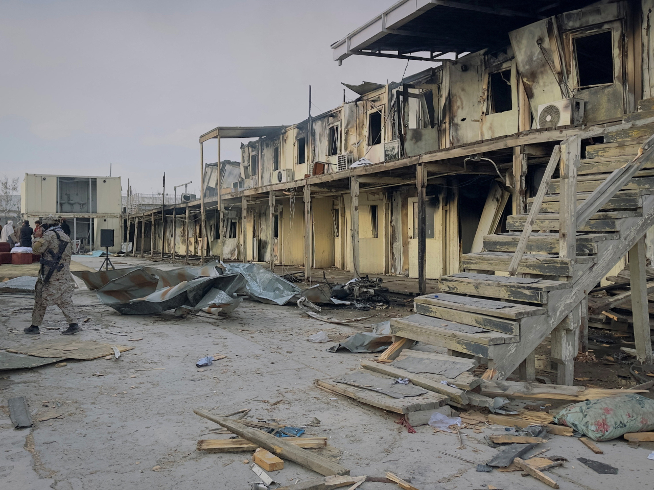 Afghan health officials say about 400 people died in the Pakistani air strike on a drug rehabilitation centre in Kabul. Photo: Reuters