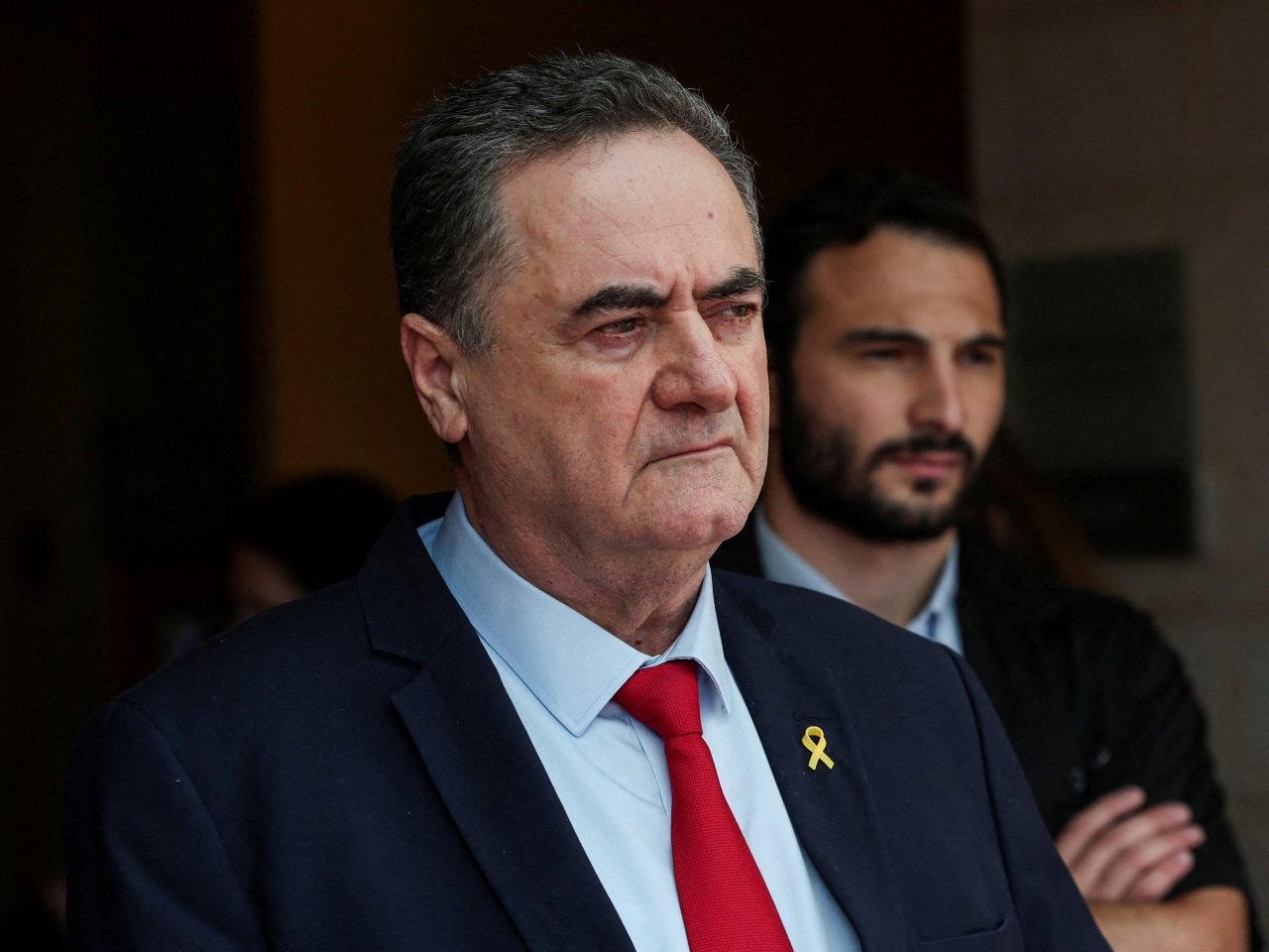 卡茨表示，拉里賈尼在以色列對伊朗的一次空襲中喪生。（路透社資料圖片）