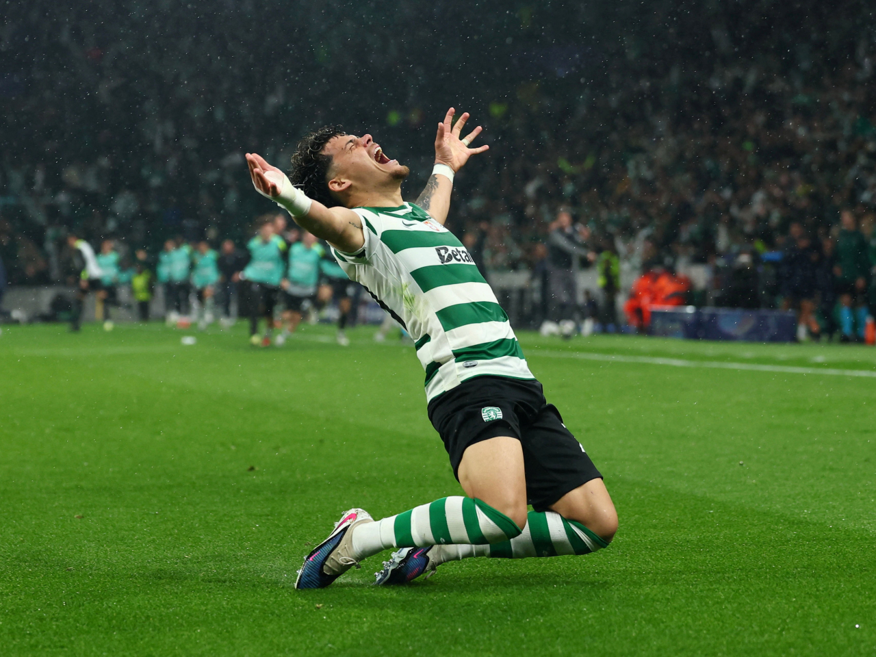 Sporting are in the last eight of Europe's top-tier competition for the first time since the 1982-83 season. Photo: Reuters