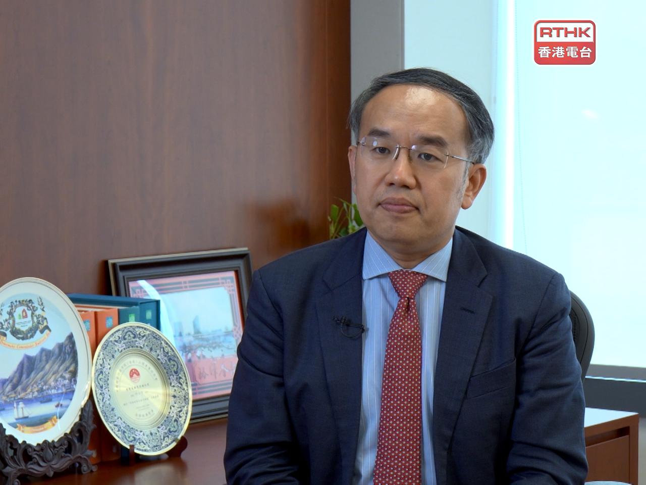 許正宇說，政府認為過去一年徵收酒店房租稅的運作暢順，亦符合政策目標。（港台圖片）