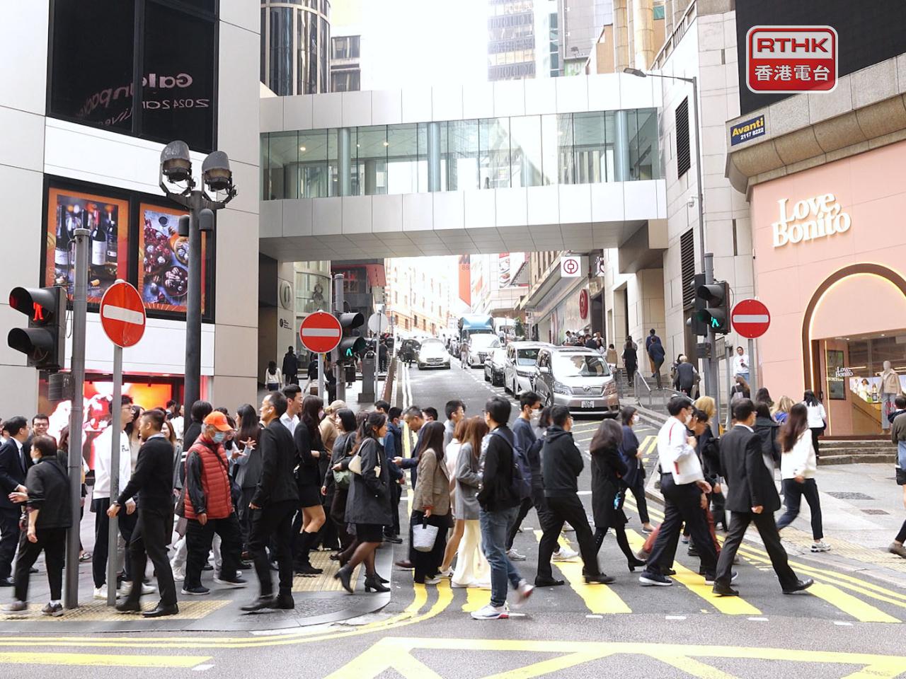 本港最新失業率3.8%，下跌0.1個百分點。就業不足率則維持於1.7%的水平。（港台圖片）