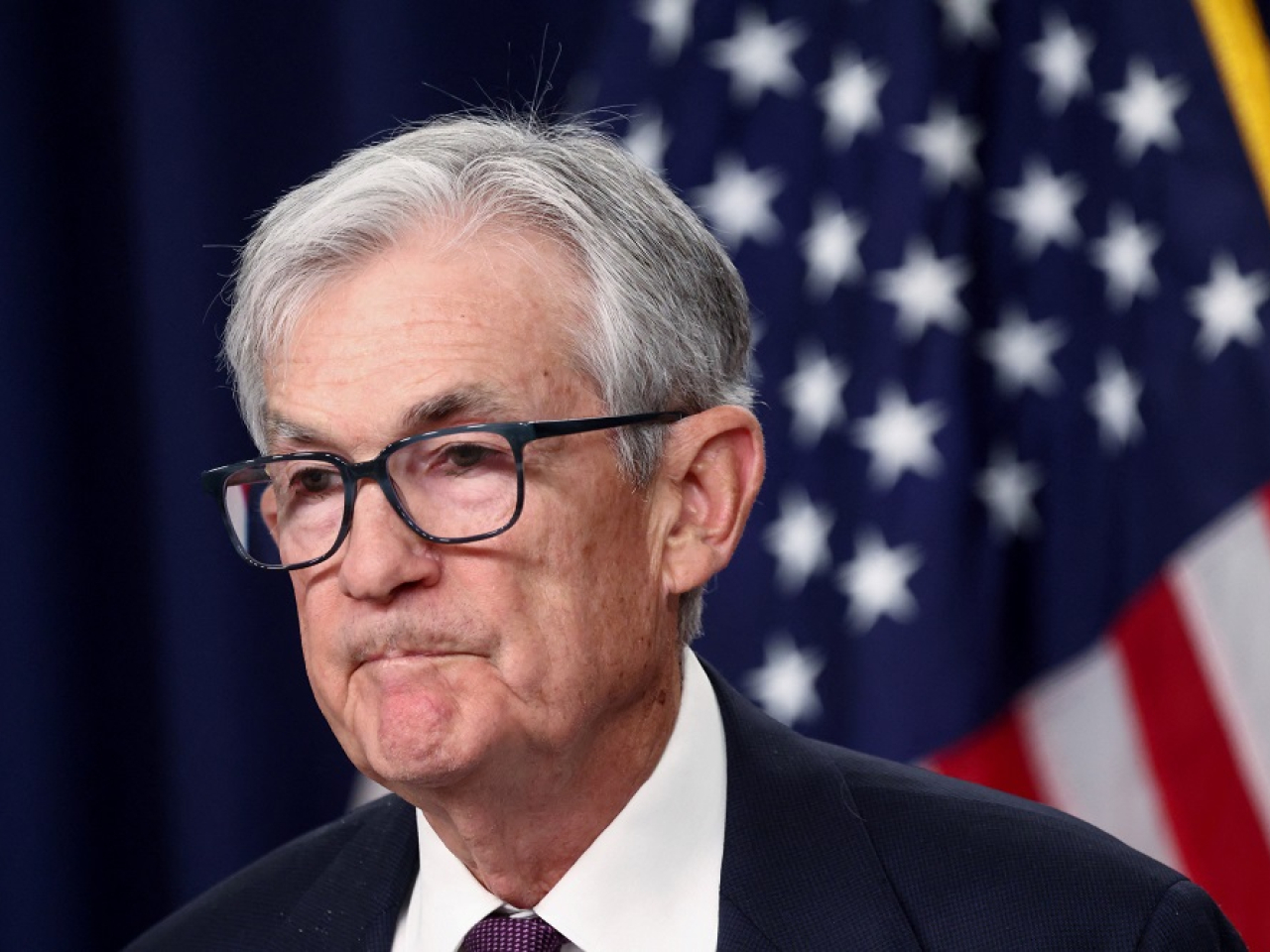 US Federal Reserve Chair Jerome Powell says he expects higher energy prices to boost inflation in America in the near term. Photo: Reuters