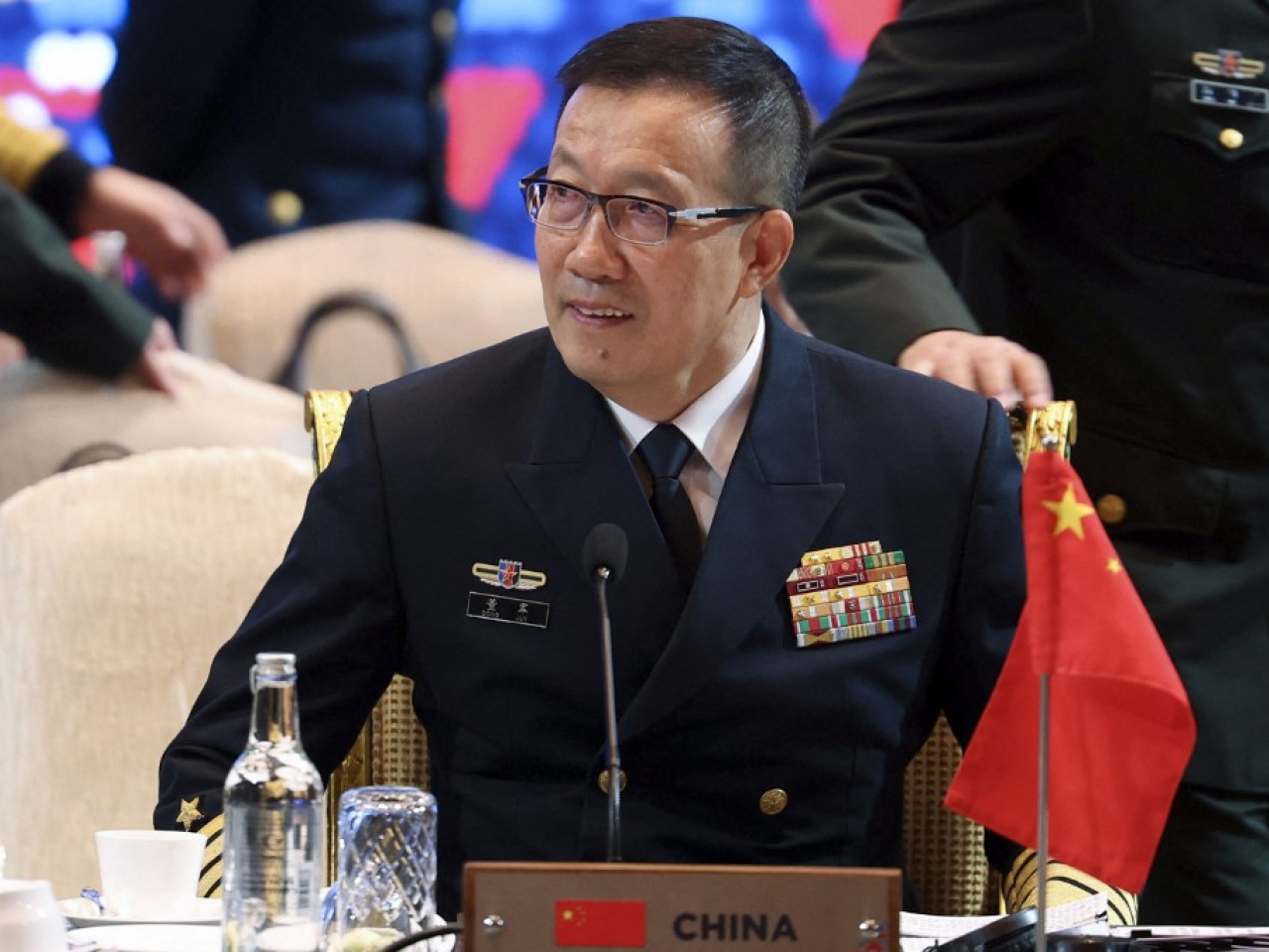 董軍表示，兩軍要密切戰略溝通，深入開展務實合作。（法新社資料圖片）