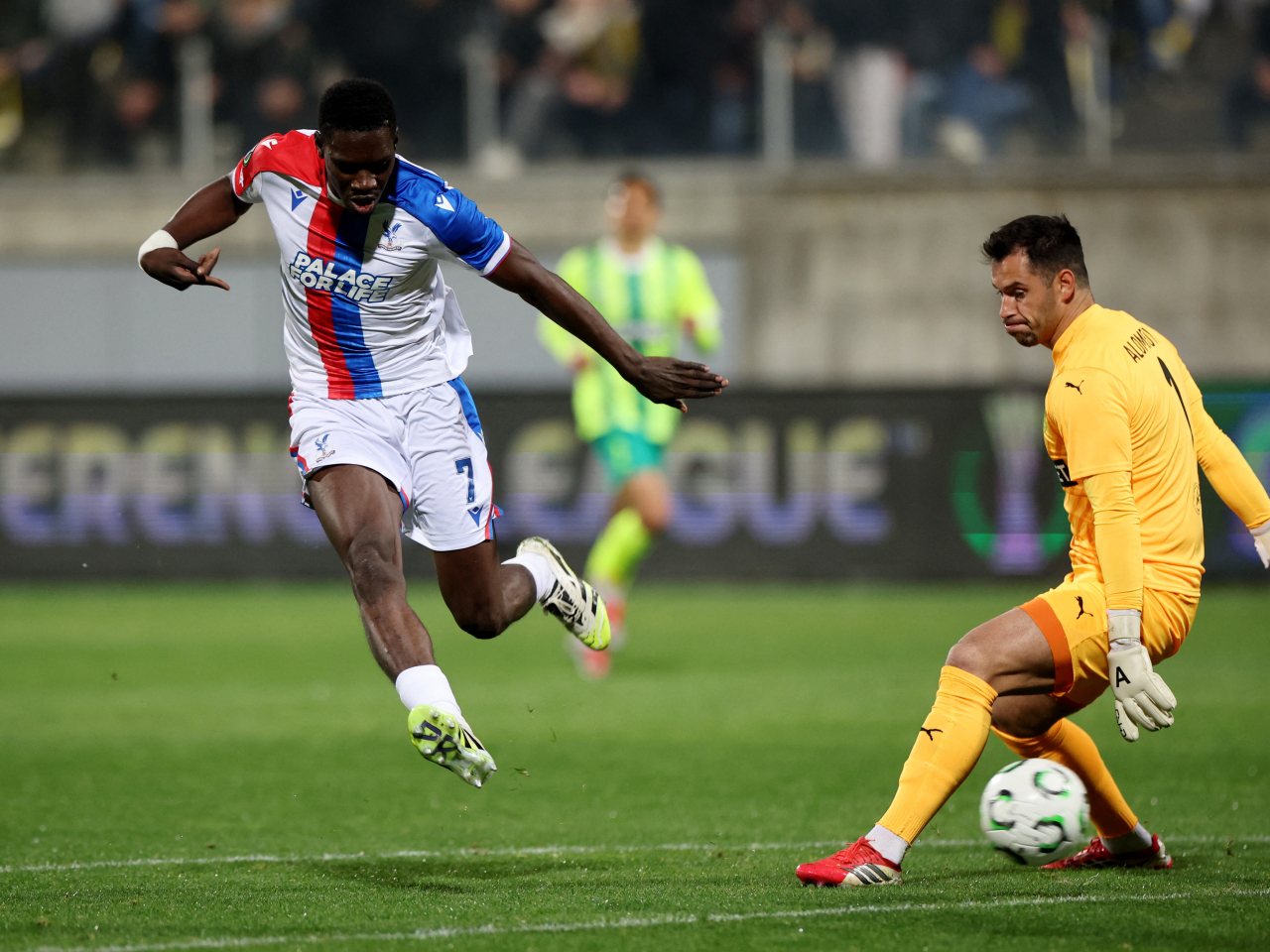 Ismaila Sarr scored twice to book Palace's spot in the quarter-finals. Photo: Reuters
