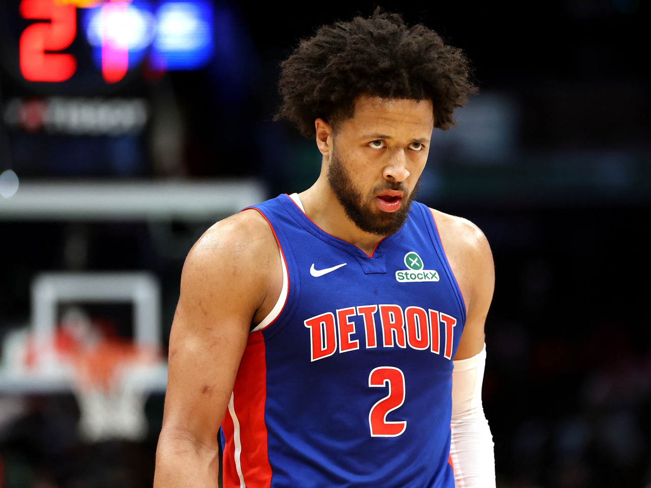 Two-time NBA All-Star Cade Cunningham currently leads Detroit in points and assists per game this season. Photo: Reuters