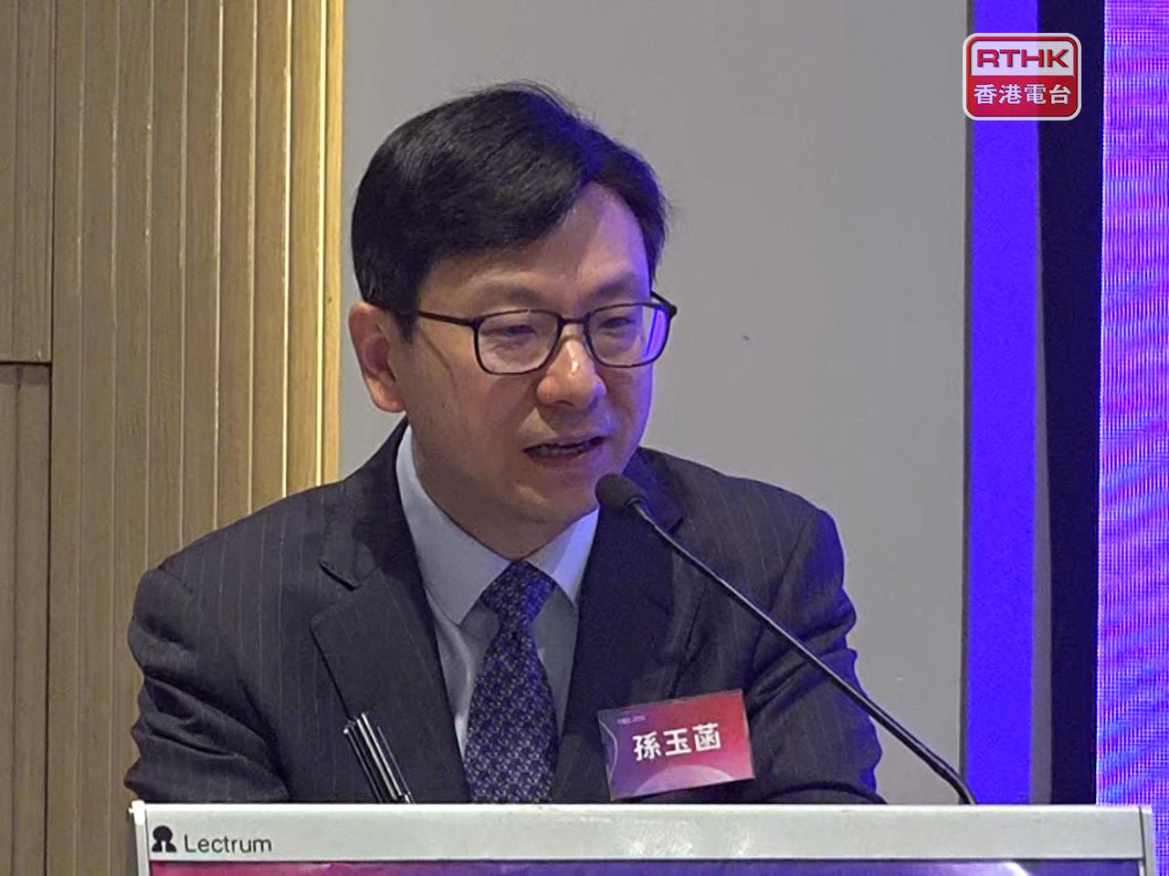 Chris Sun says more than 270,000 people have arrived over the past three years under various talent schemes. Photo: RTHK