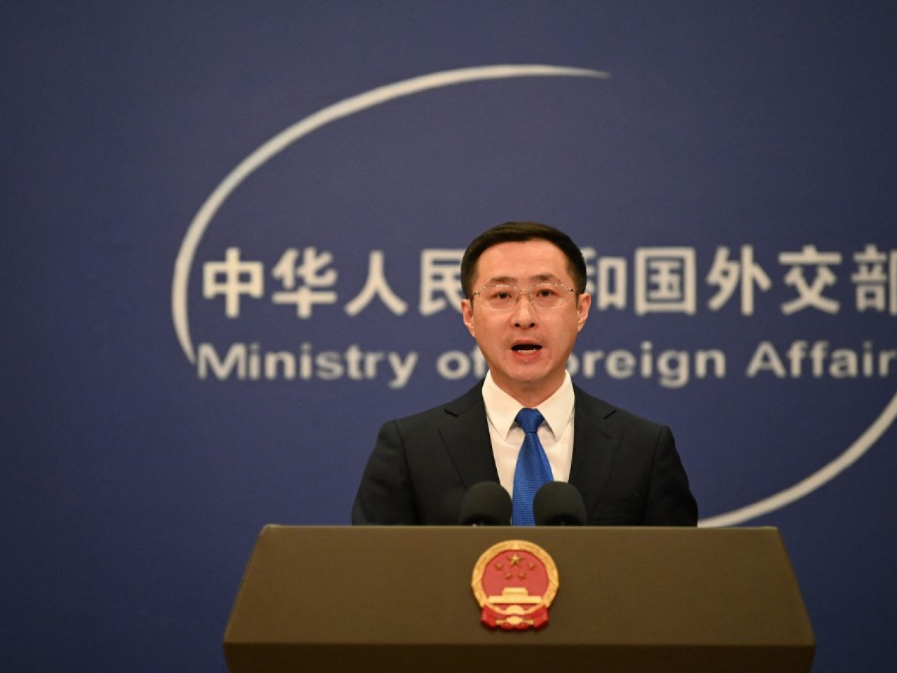 林劍說，能源安全對世界的經濟至關重要。（法新社資料圖片）