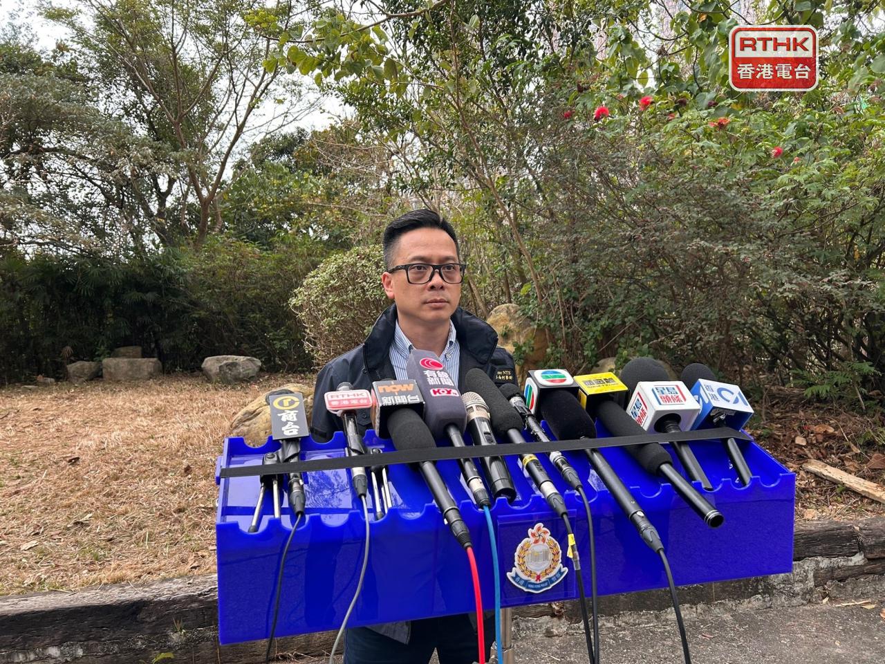 姚永勤說，警員果斷執法，將對市民及警員造成危險的人制服，他對警員工作感到自豪。（林漢山攝）